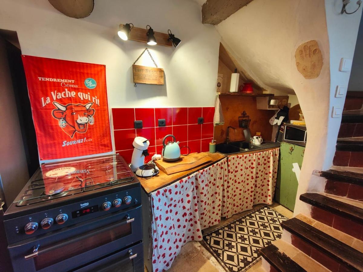 Maison Ancienne Romantique Avec Terrasse Panoramique Везон ла Ромен Екстериор снимка