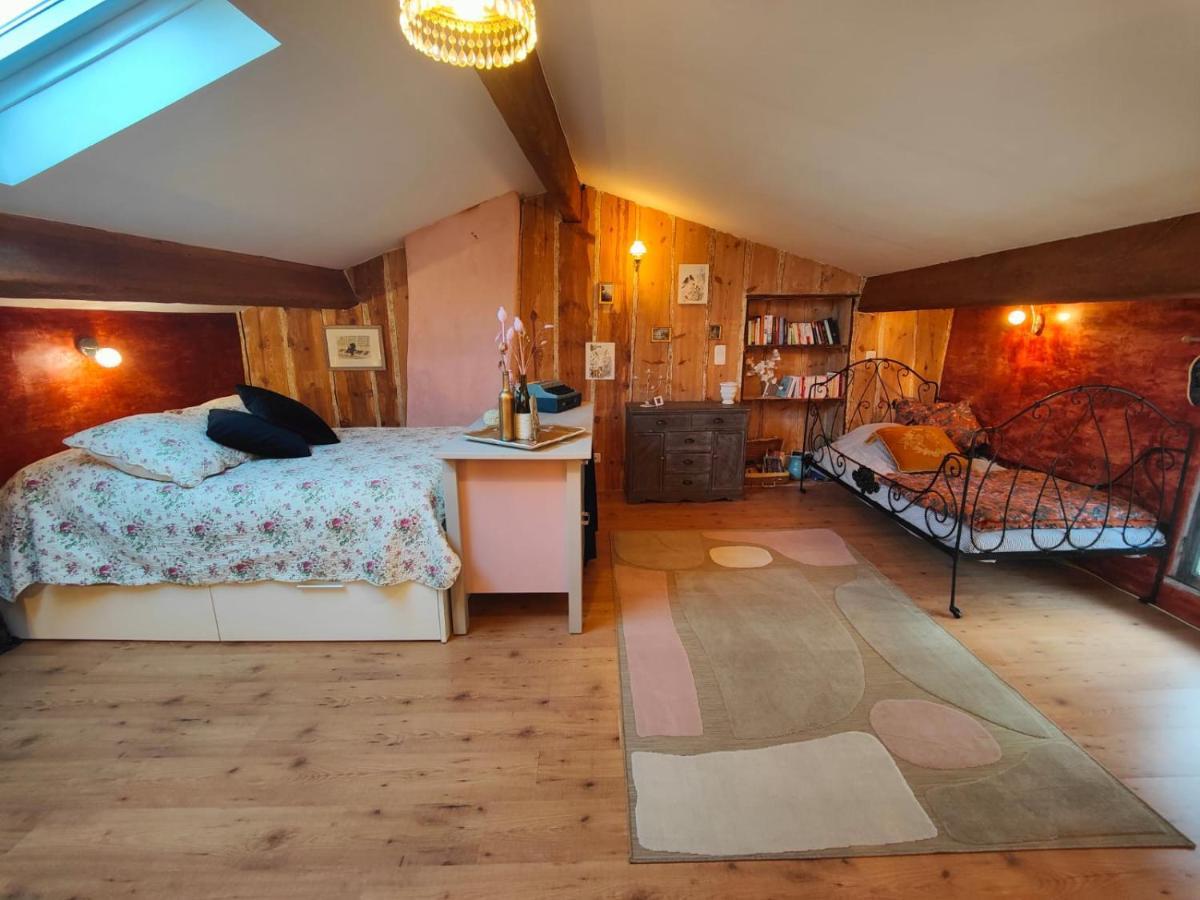 Maison Ancienne Romantique Avec Terrasse Panoramique Везон ла Ромен Екстериор снимка