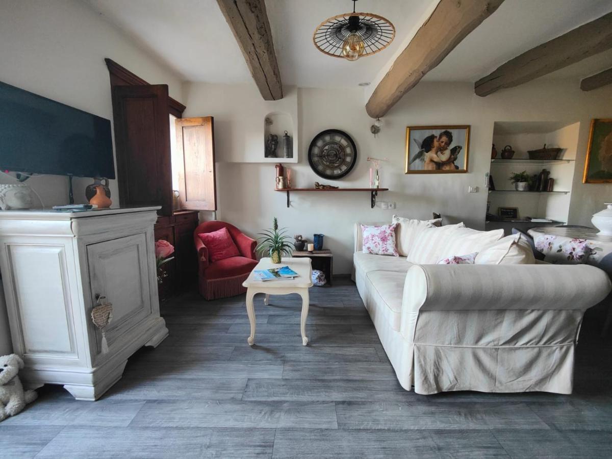 Maison Ancienne Romantique Avec Terrasse Panoramique Везон ла Ромен Екстериор снимка