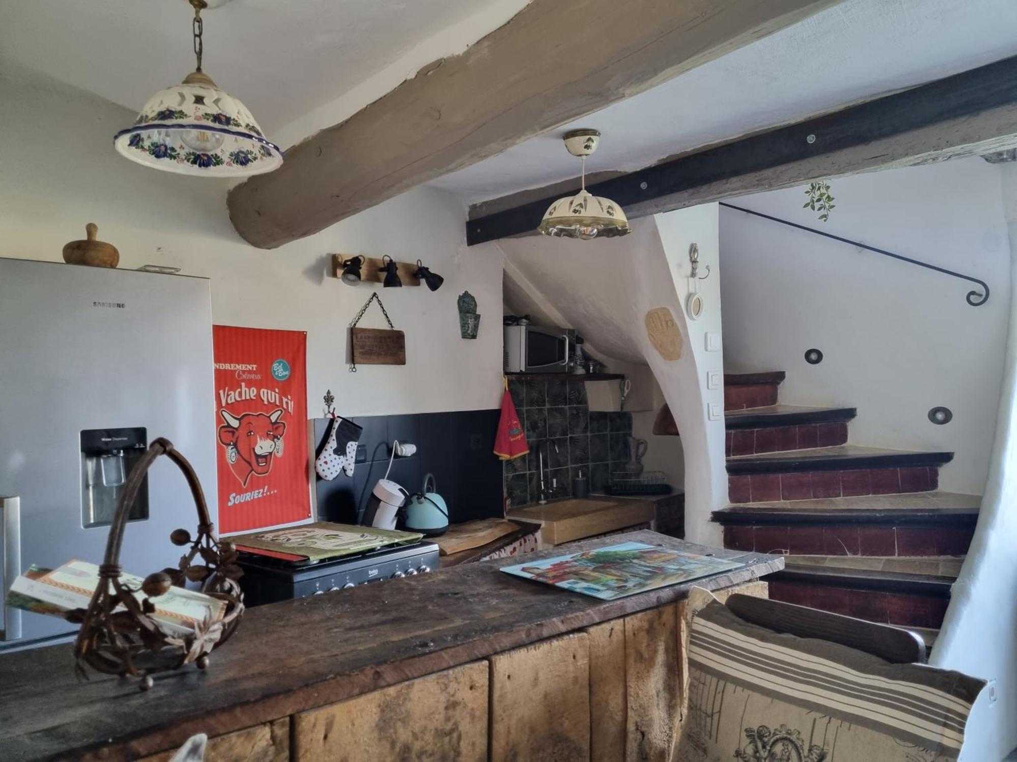 Maison Ancienne Romantique Avec Terrasse Panoramique Везон ла Ромен Екстериор снимка